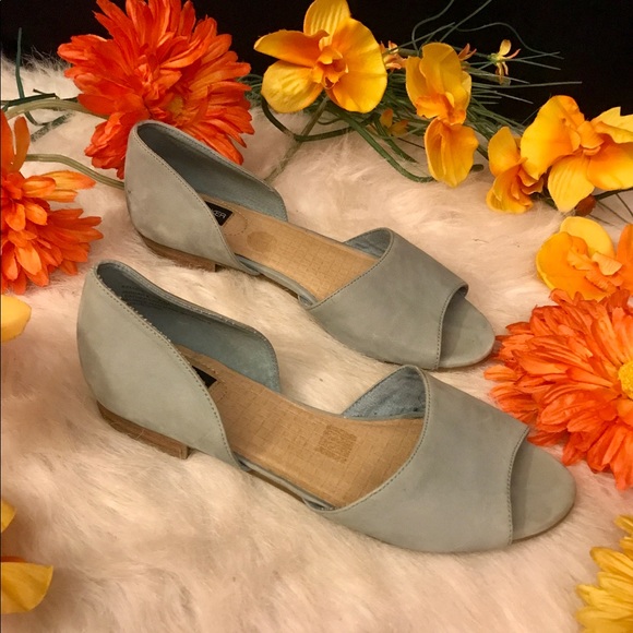Adam Tucker Pastel Blue Flats - Picture 2 of 7